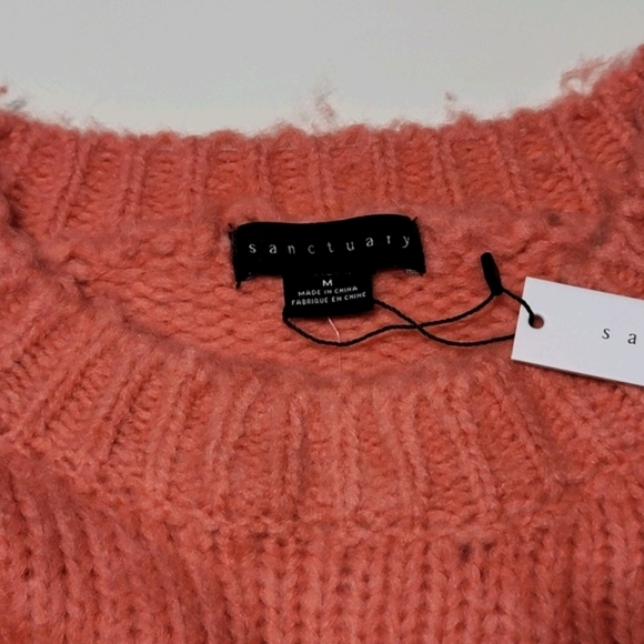 Sanctuary Pink thick Pullover Sweater - Picture 4 of 7